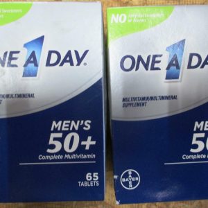 2 Pack One A Day OAD Mens 50+ Advantage 2DZ 65 ct - Exp 06/2023