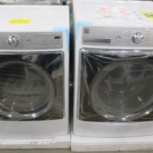 Kenmore 41072 4.5 cu. ft. Front Load Washer & 81582 Electric Dryer w/Steam