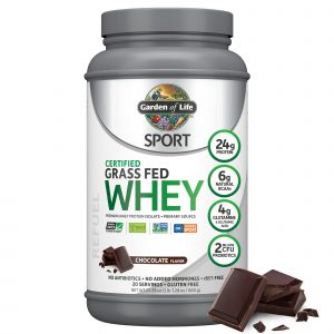 Garden of Life Sport Whey Protein Powder Chocolate, 23.28 Oz- BB 05-2024