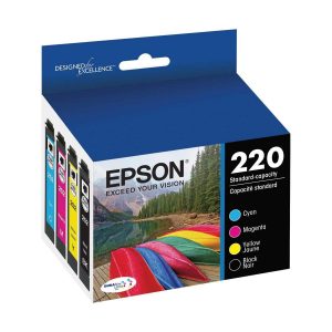 Epson DURABrite Ultra 220 Original Ink Cartridge Combo Pack Black & Color