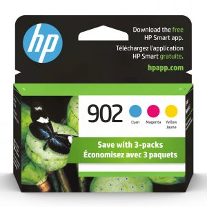 HP 902 Cyan, Magenta, Yellow Ink Cartridges (3-pack) |