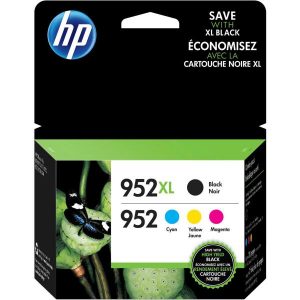 HP 952XL/952 High-Yield Black And Cyan  Magenta  Yellow Ink Cartridges N9K28AN