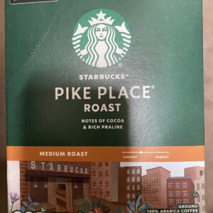 4 Pack of 22 Starbucks Pike Place Roast Coffee K-Cup Pods, Med Roast, BB 2/26